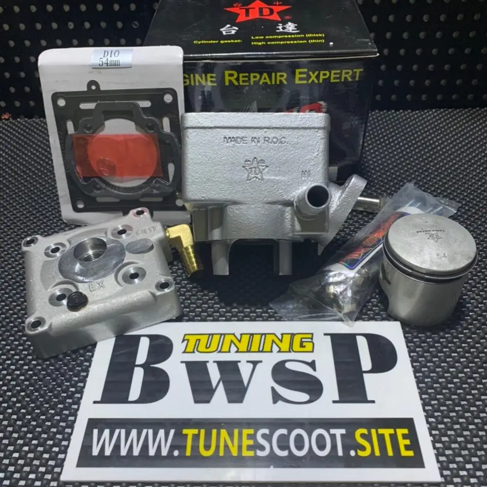 DIO50 Cylinder Kit 125cc 54mm AF18 AF24 AF27 AF28 Big Bore Piston Racing Set Tuning DIO 50 Parts By BWSP