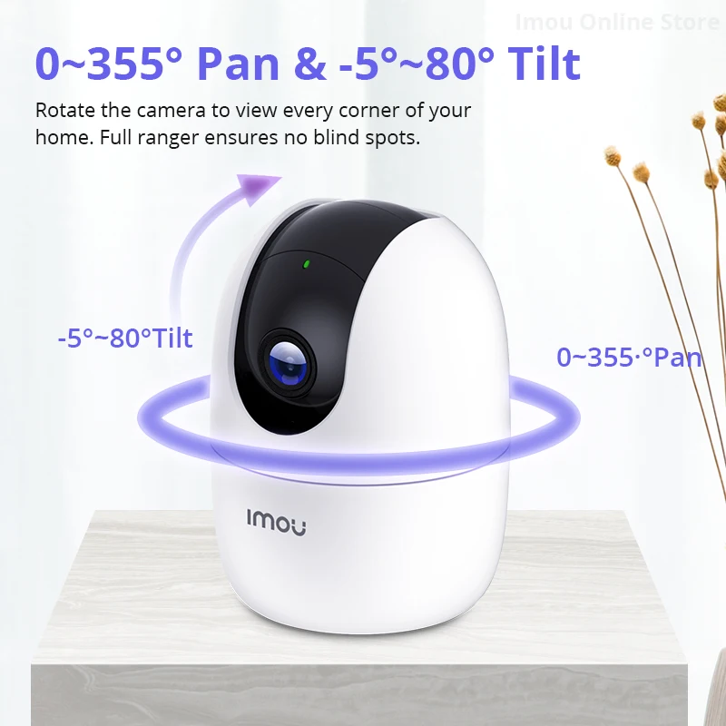  Dahua IP Camera imou Ranger 2 with 360 Degree Coverage Human Detection and Privacy Mode Home Securi