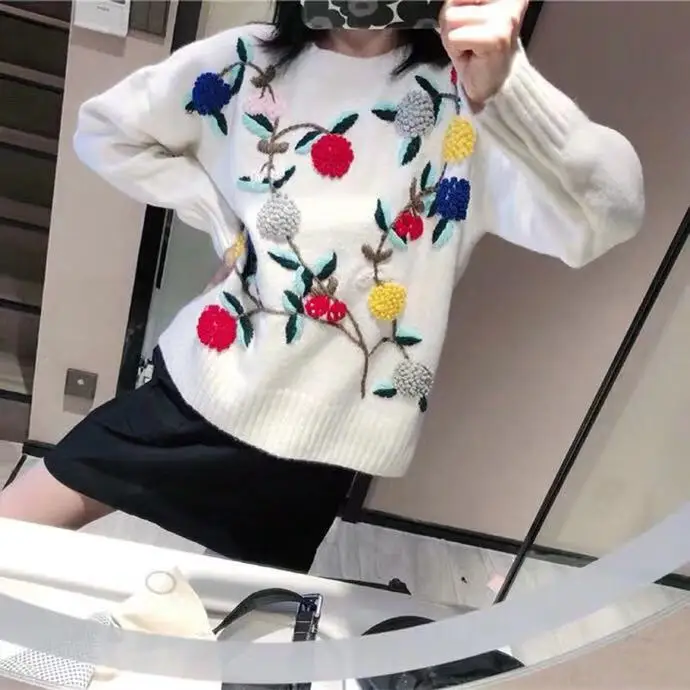 AH101250, модные женские свитера,, Подиумные, Роскошные, известный бренд, Европейский дизайн, вечерние, стильная женская одежда