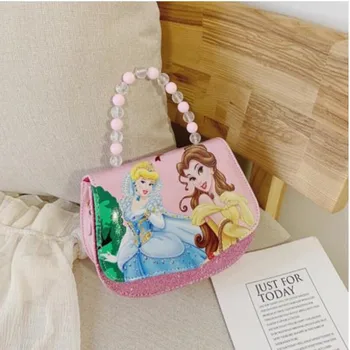 

Fashion Cartoon Elsa Princess Pattern Print Children Handbag Lovely Kids PU Shoulder Bag Girls Snow Queen Messenger bags girls
