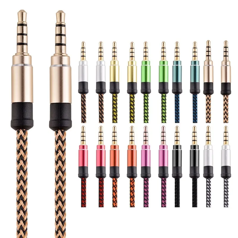Male 3.5mm To AUX Audio Cable Extension for Mobile Phone Car Loudspeaker Box Music Player Accessories | Электроника