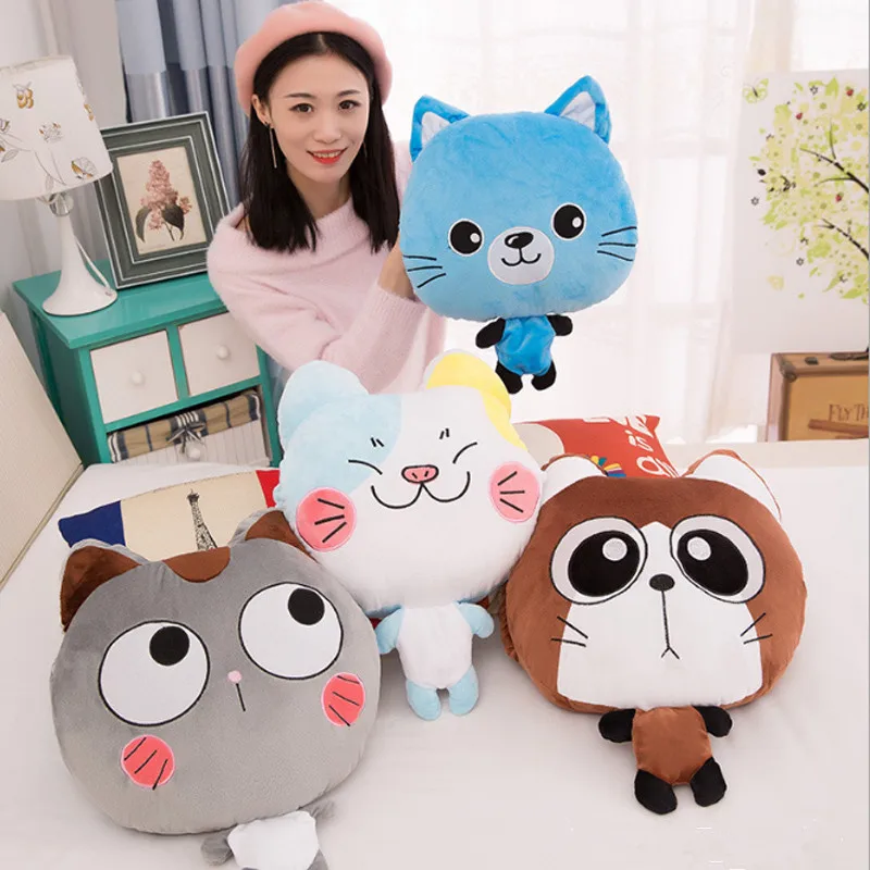 

Creative Plush Toy Doll Cartoon Airable Cover Home Flannel Blanket Summer Blanket Children Pillow Custom