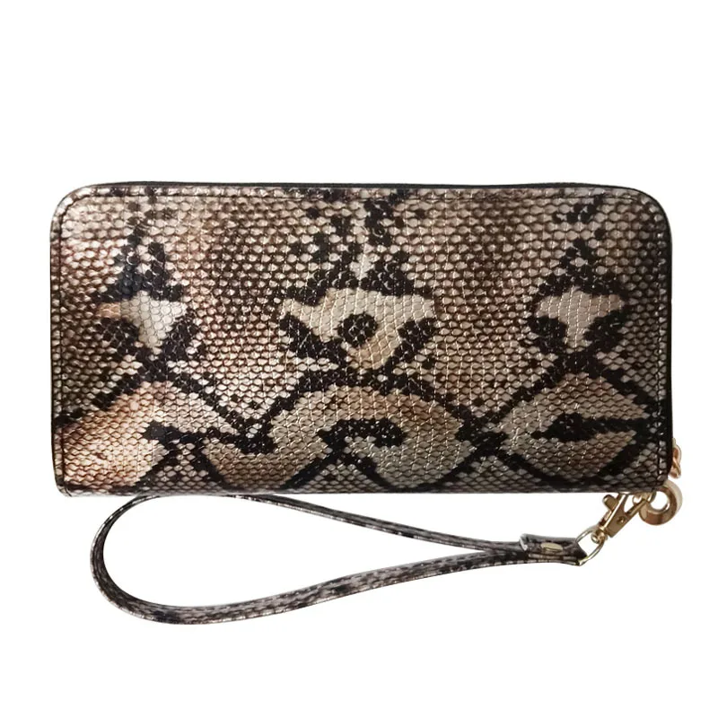 snake pu leather fashion wallets women bag bags (9)