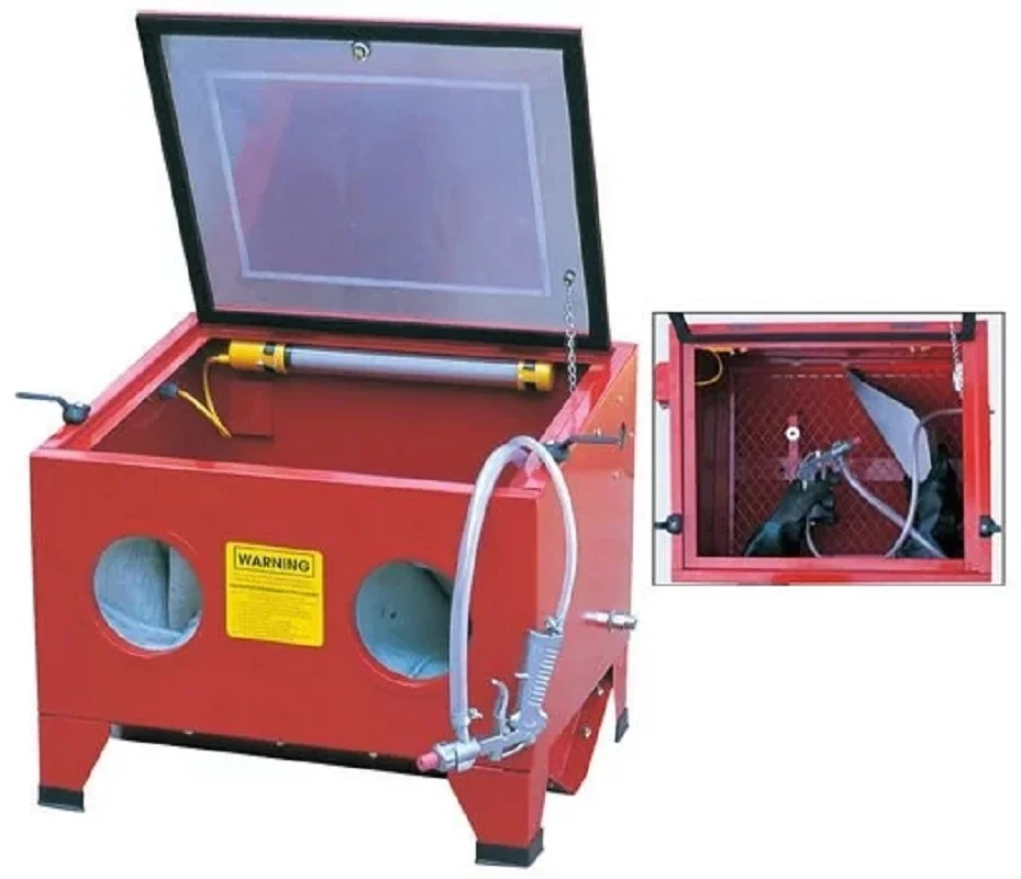 SBC90 пескоструйный шкаф открытая и закрытая 90L коробка типа мини пескоструйная