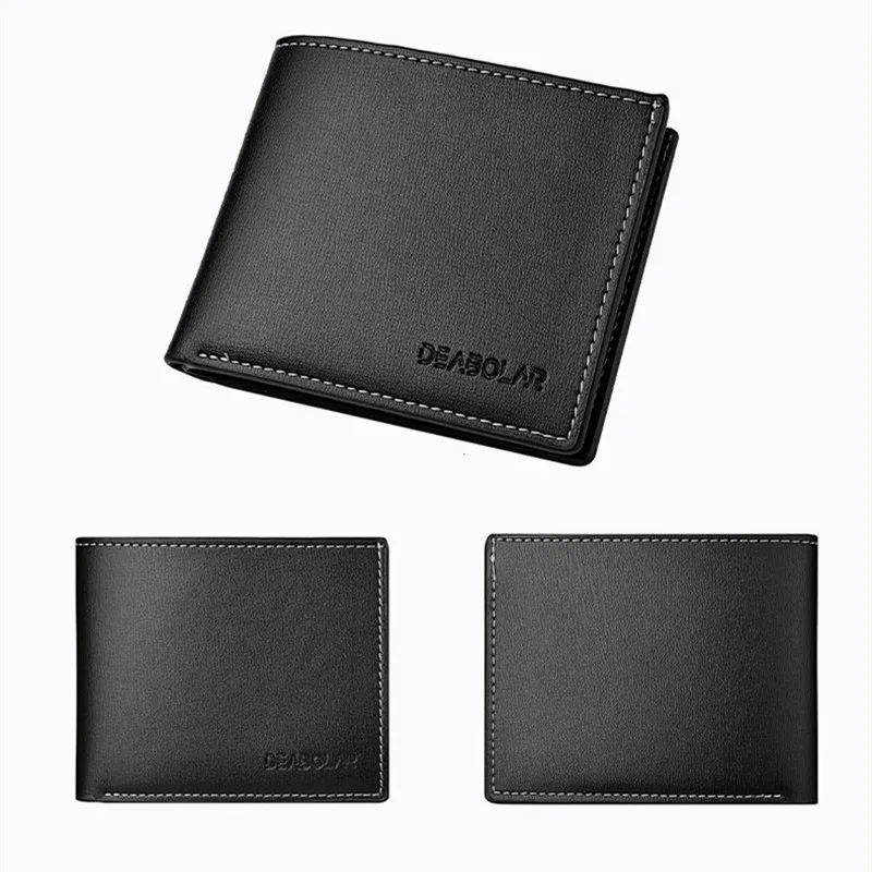 Hot Sale New PU Material Wallet Rcasual Fashion Short Business Men Multi-card Coin Purse 069 | Багаж и сумки