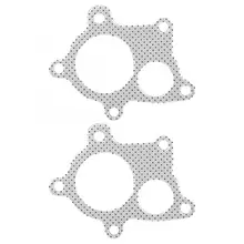 Комплект из 2 предметов; 5 Болтовая прокладка T3 T4 T04E сливная труба повышающего фунтов на квадратный дюйм выхлопной автомобильные аксессуары