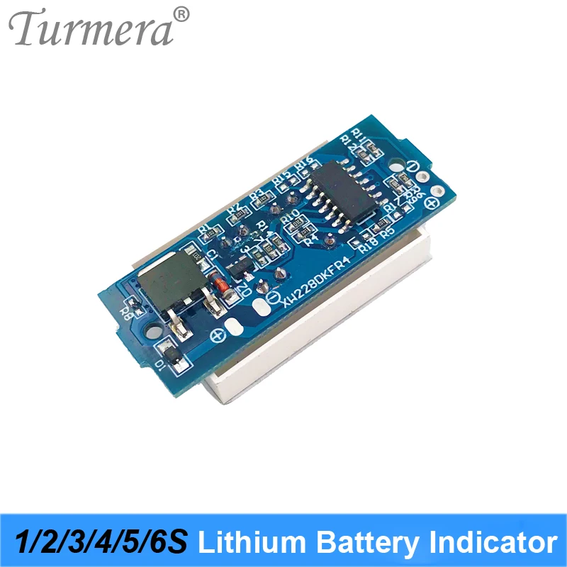 Battery indicator 1S 4.2V 2S 8.4V 3S 12.6V 4S 16.8V 5S 21V 6S 25.2V 1 to 7 Series Lithium Battery Capacity Module for shura screwdriver 04