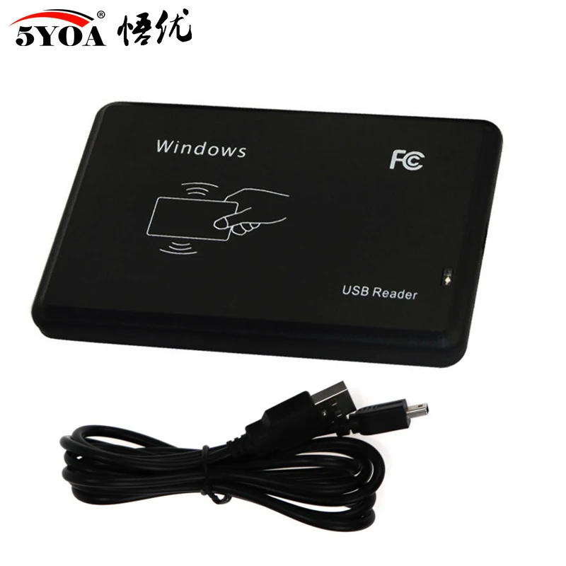 Считыватель RFID с usb портом EM4100 TK4100 125 кГц идентификация IC 13 56 МГц S50 S70