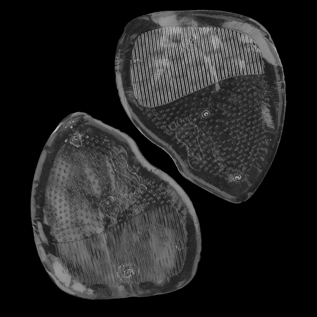 1 Pair Ladies Clear Silicone Gel Pillow Insoles High Heel Shoe Front Pad Shoes Inserts Front-Half Insoles Pads Cushion Foot Care