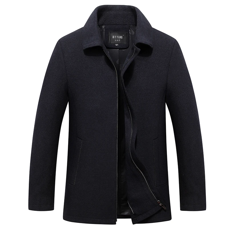 

Men's Clothing 50% Off Casual Solid Coats & Overcoat Middle-Aged And Old Men Thicken Jacket Asian Size