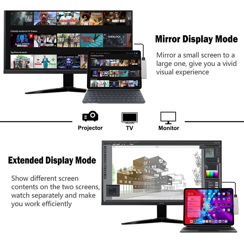 Многофункциональная док станция с разъемом USB Type C на 4K HDMI 3 1 адаптер 7 в