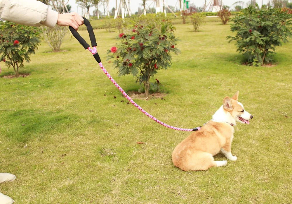 TUFF HOUND высокопрочный поводок для собак, для прогулок, ударопрочный нейлоновый поводок, для домашних животных, для бега, трекинг, поводок для маленьких, средних и больших собак