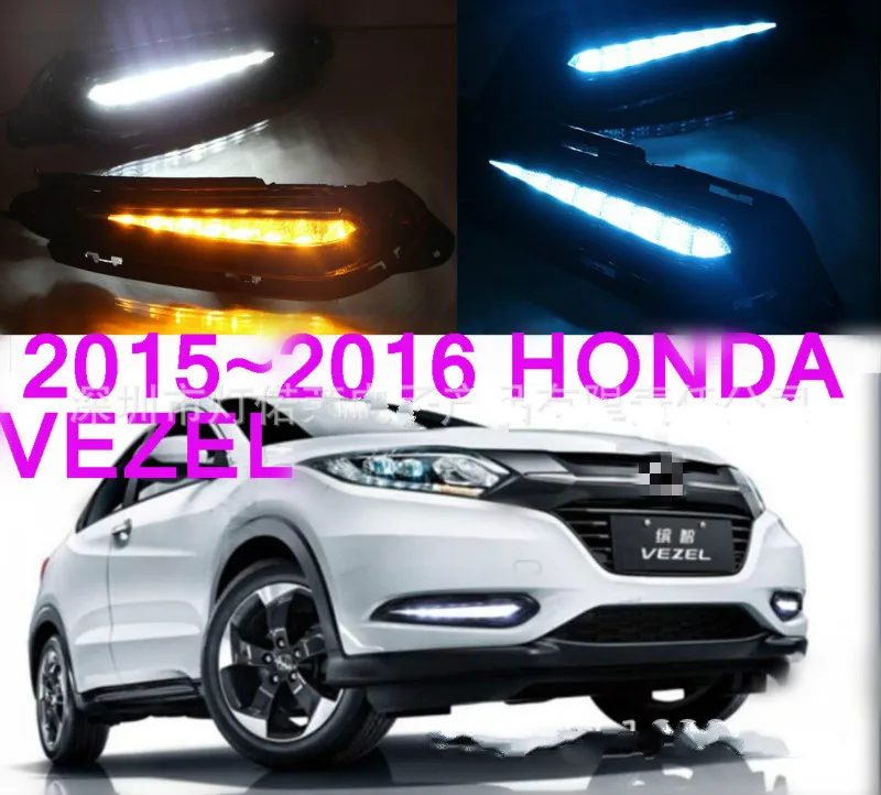 

1 set For Honda HRV HR-V 2014 2015 2016 2017 2018 Car-styling LED Daytime Running Fog Lights DRL With Turn Signals Yellow