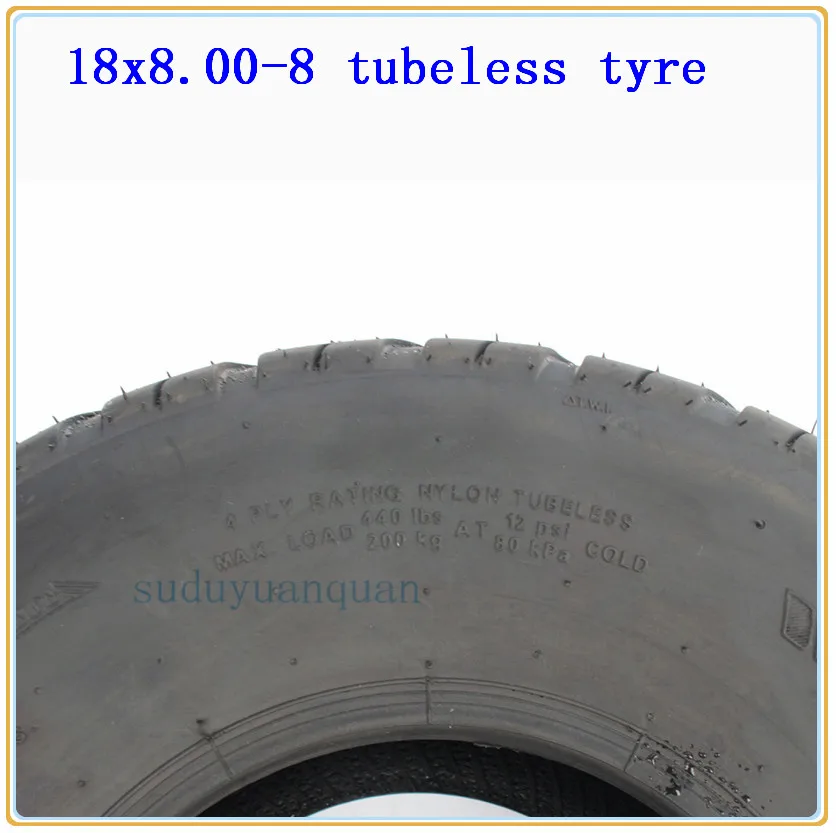 Модифицированные 18X8. 00-8 дюймов вакуумные шины 205/60-8 бескамерные покрышки для Harley электромобиля 8 дюймов ATV Go-kart утолщение дорожные шины