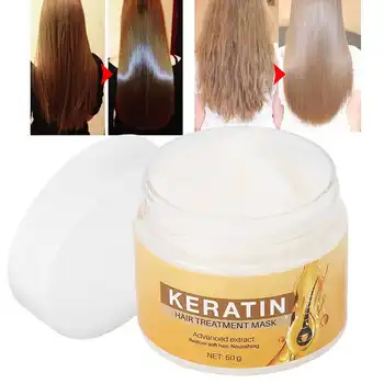 

Firstsun Hair Mask Nourishing Moisturizing Smoothing Frizzy Hair Repairing Hair Care Mask 50g Hair Care Product