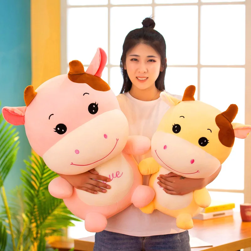 

Creative New Style Plush Toy Cows Doll Software Couples niu bao zhen Children Birthday Gift