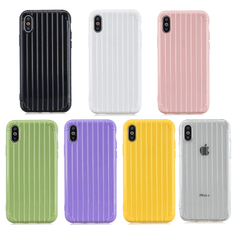 Kisstop NEW Soft TPU Phone Case For iPhone 7 8 Plus 6P 6sPlus XR X XS Max 6 6S Trunk Style Back Cover | Мобильные телефоны и