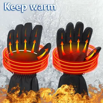 

Electric Battery Powered Touchscreen Winter Hand Warm Heated Gloves Waterproof Safety Gloves