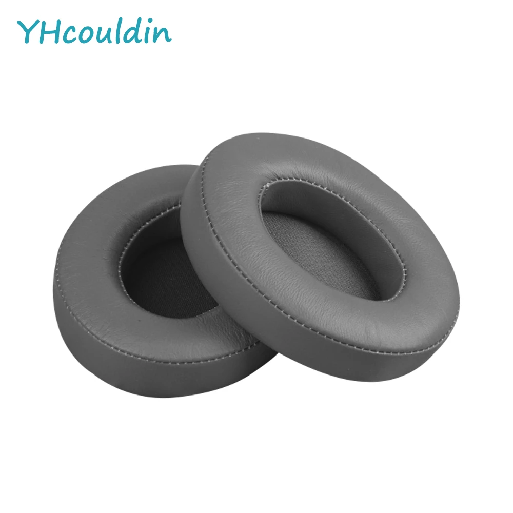 YHcouldin Sheepskin Leather Ear Pads Fits for Beats Studio 2 and 3 Wired Wireless Headphones Ear Cushions with 3M Sticker Tape