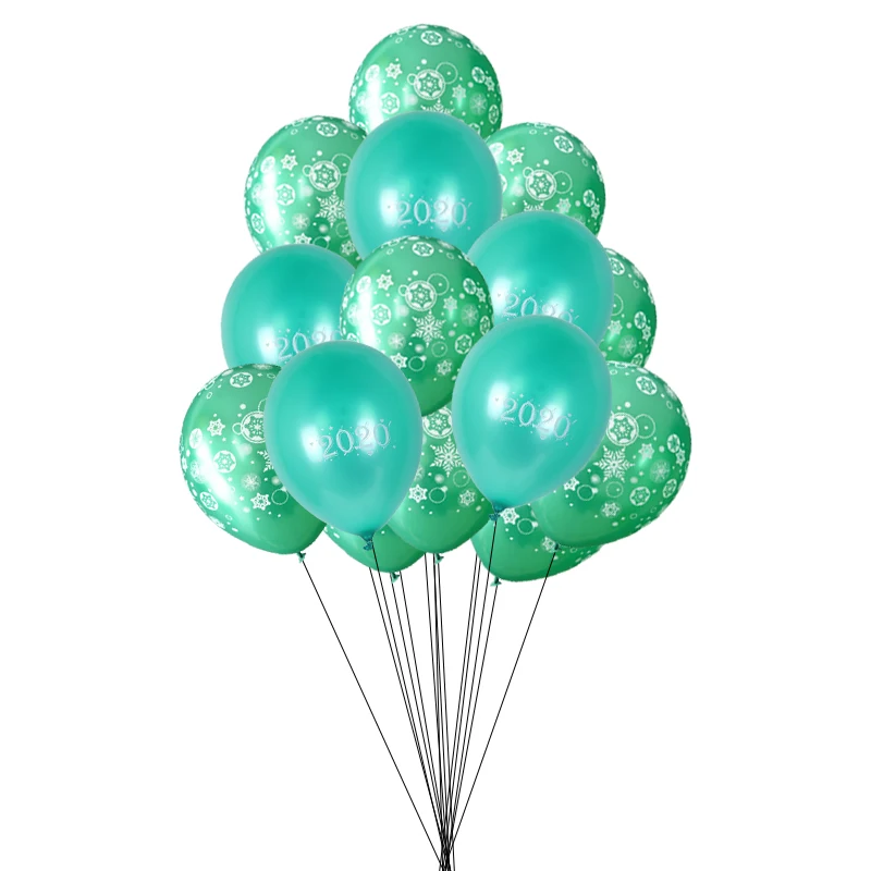 10/15 шт. Рождественская Снежинка латексные шары конфетти воздушные Globos Год Вечерние шар, Рождественская одежда, вечерние поставки - Цвет: 15pcs balloon