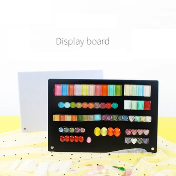 

New Nail Art Display Board Workbook Acrylic Detachable Color Card Display Board
