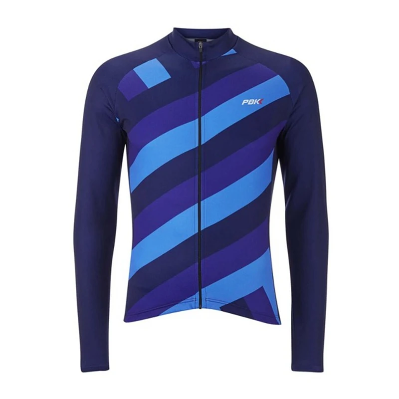 pbk bicycle team competition long-sleeved clothing men's winter warm cashmere production new cycling jersey - Цвет: Autumn ventilation