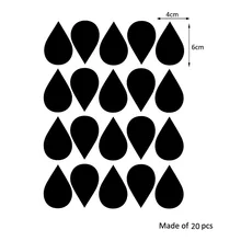 Ds028 вода капелька потока самоклеющиеся Многоцветный Вес светильник наклейки на стену гостиная диван фон съемный клей Pap