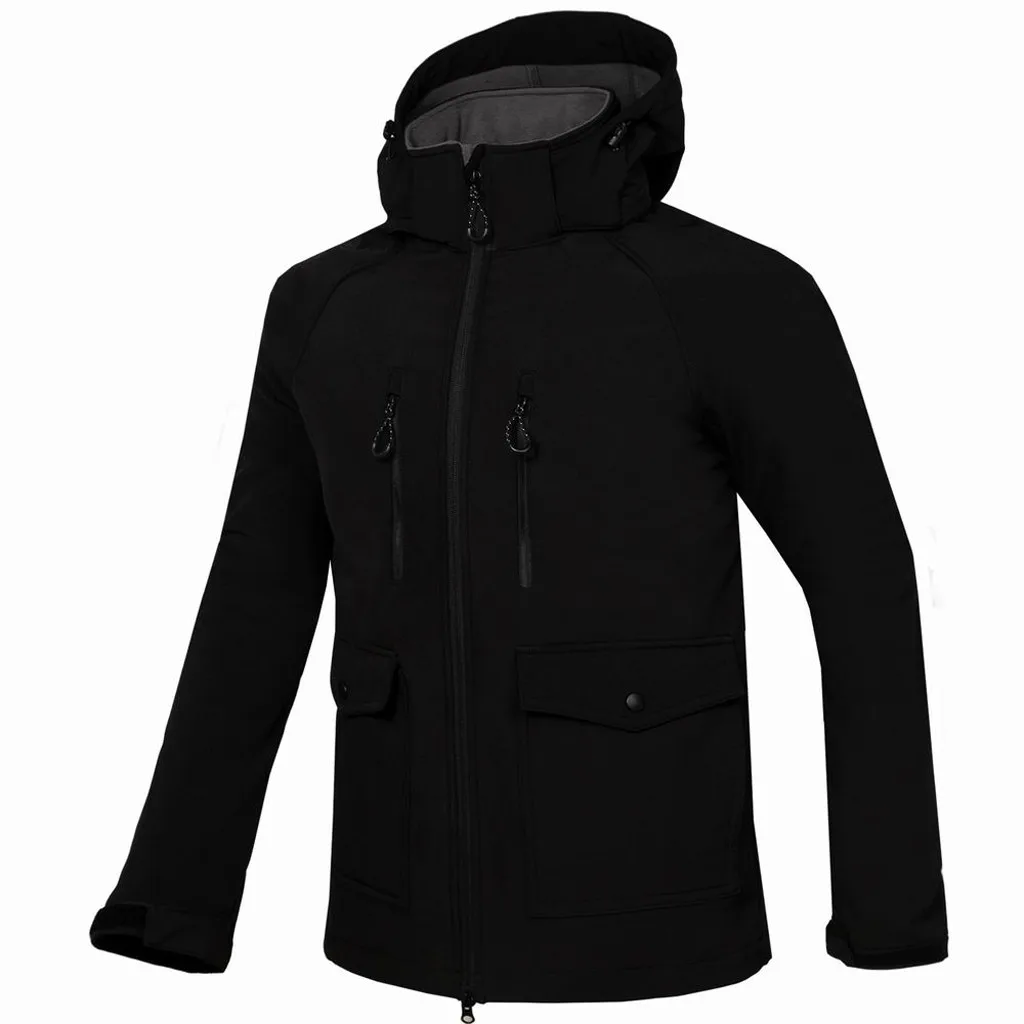 Autumn Winter New Arrvial S-2XL Mens Coat Casual Fashion Waterproof Keep-warm Sport Outdoor Soft Leisure Coat Puls Size
