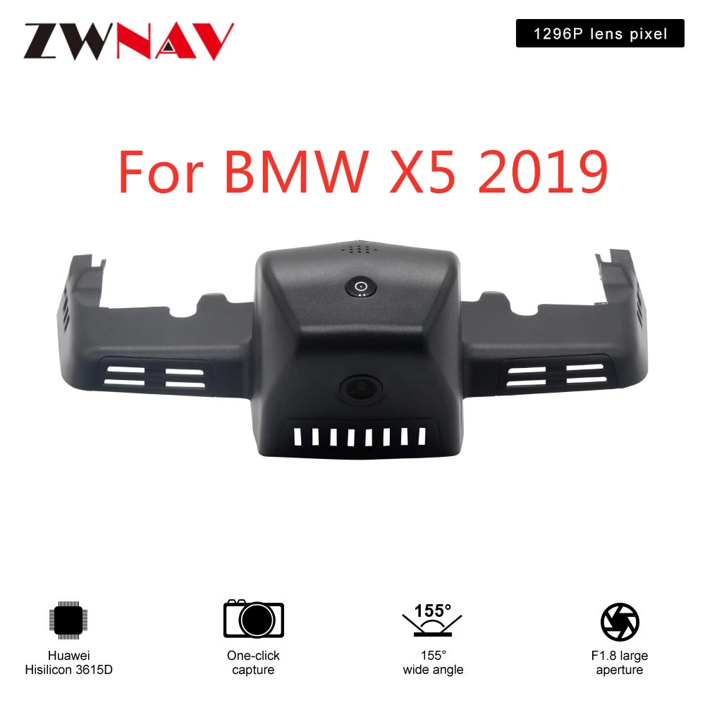 Скрытый HD рекордер для вождения предназначенный BMW X5 2019 H DVR Dash cam автомобильная