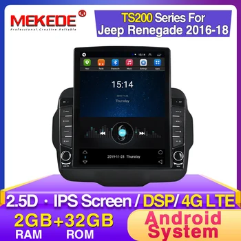 

MEKEDE 32G ROM 4G LTE IPS Screen Car DVD For JEEP Renegade 2016 2017 2018 Car Multimedia Radio Player Stereo GPS Navigation WIFI