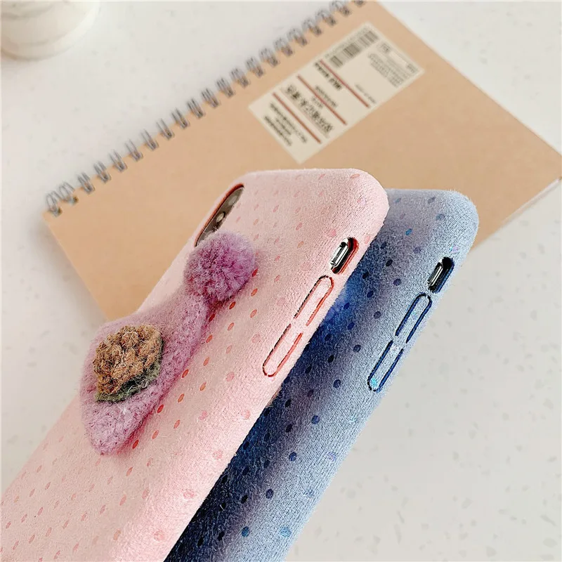 Милый тканевый чехол для iphone 11 Pro Max XR XS Max X 6 6S 7 8 Plus с милой шляпой