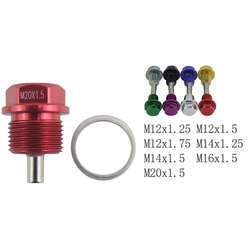 M12* 1,5 мм/M12*1,25 мм/M14*1,5 мм/M16*1,5 мм/M12*1,75 мм Магнитная дренажная масляная пробка и сливная гайка