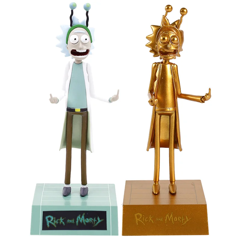 

Rick and Morty Rick Sanchez Middle Finger Ver. PVC Figure Collectible Model Toy