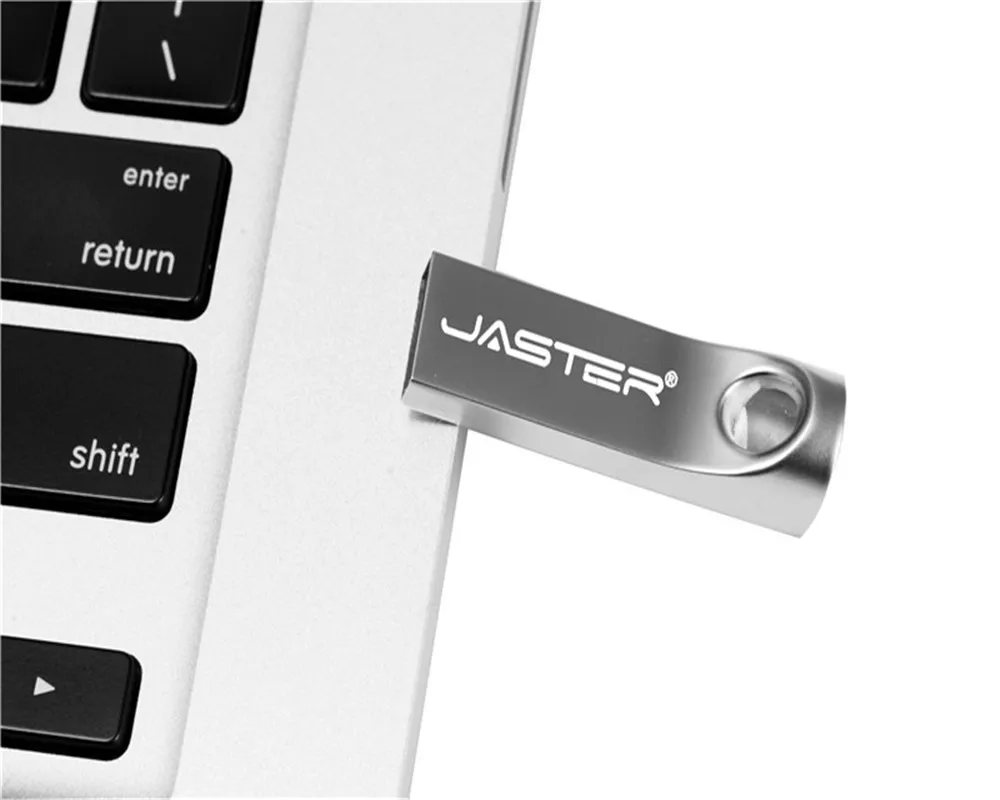 JASTER Флэшка высокоскоростная USB 3,0 Флешка металлическая USB флэш-накопитель 4 ГБ 16 ГБ 32 ГБ 64 ГБ реальная емкость пользовательский флэш-накопитель логотип
