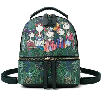 

pu new MINI women's bag large capacity lightweight wear-resistant waterproof backpack high quality stylish simple backpack