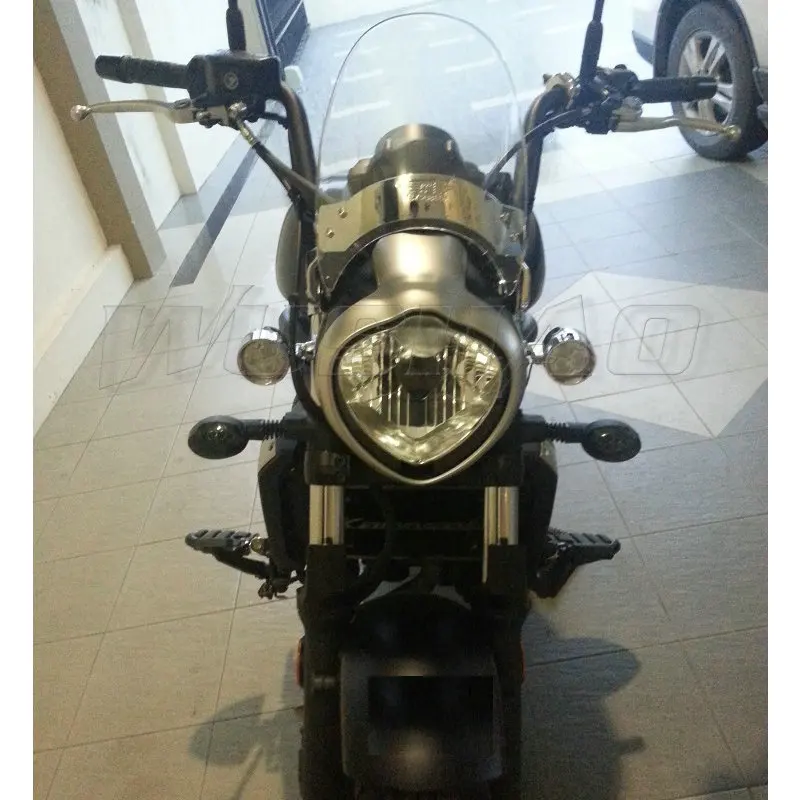 Лобовое стекло Ветер Экран для 1987- Kawasaki Vulcan S 650 900 800 88 VN1500 EN650 VN900 VN800 изготовленный на заказ из АБС-пластика кафе передняя вилка Экран - Цвет: Clear