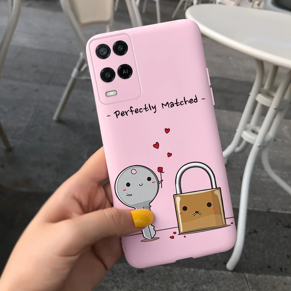 cases for oppo back For OPPO A54 CPH2239 Case Pretty Girls Phone Back Cover For OPPO A54 2021 A 54 OPPOA54 S Shockproof Funda Cat Flower Soft Bumper oppo phone back cover