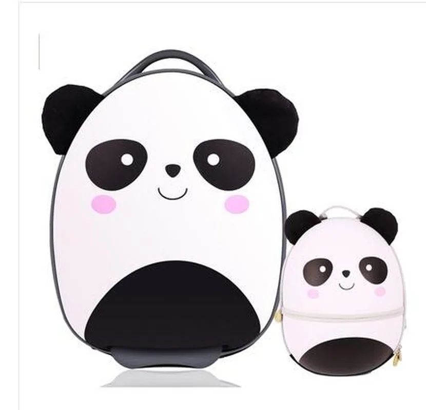 

Wheeled Suitcase for Girls Cartoon Suitcase for Kids Children Travel Trolley Suitcase for Boys Rolling Luggage Suitcase Backpack