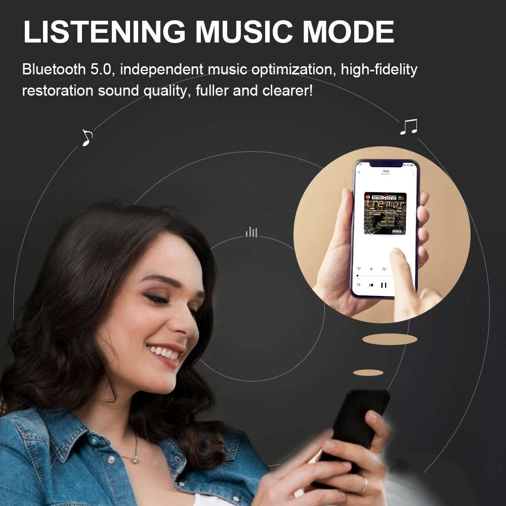 2024 Bluetooth Hearing Aid Rechargeable Hearing Amplifier Ear Hearing Aid for The Elderly Sound Amplifier for Hearing Loss Aids 5