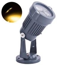 3 Вт литая лампа наружная вилка в сад энергосберегающая прочная алюминиевая Ландшафтная регулируемая светодиодная газонная Водонепроницаемая круглая форма