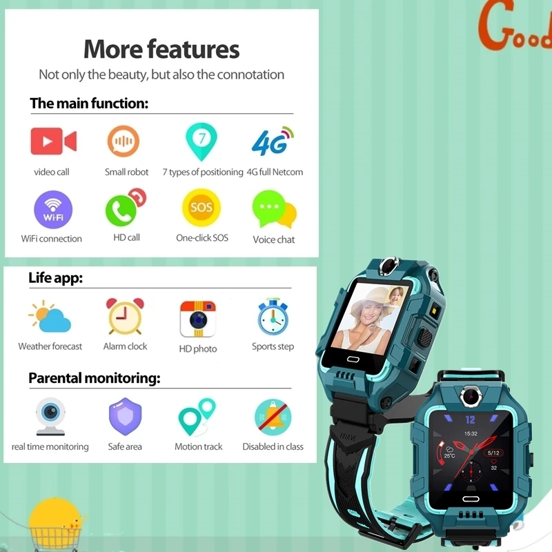 Y99 Детские Смарт часы 90 градусов Вертикальный флип 4G GPS WIFI LBS трекер телефон SOS