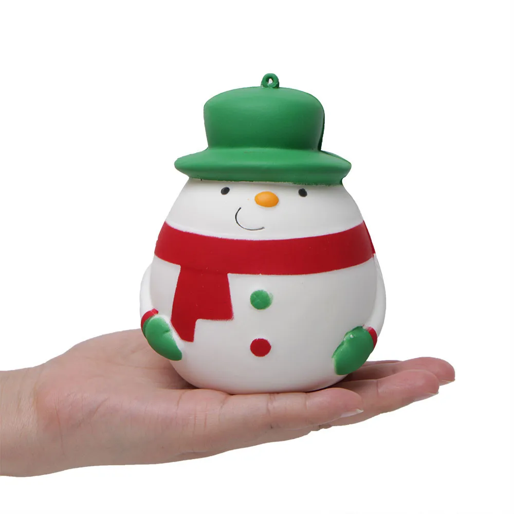 Игрушки для отдыха squishi squishies мягкий Снеговик медленный отскок интересные игрушки для декомпрессии Рождество релаксации D30828
