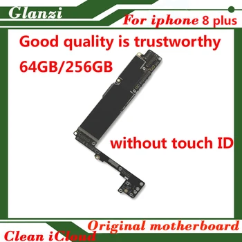 

64GB 256GB for iphone 8 plus 8p high quality motherboard without touch ID mainboard full chips IOS System unlocked logic board