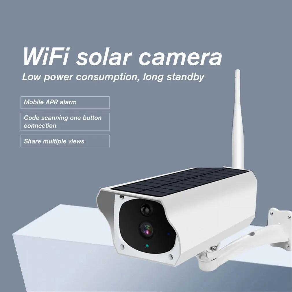 Беспроводной Hd Wi Fi Водонепроницаемый Солнечный Камера HD CCTV камеры