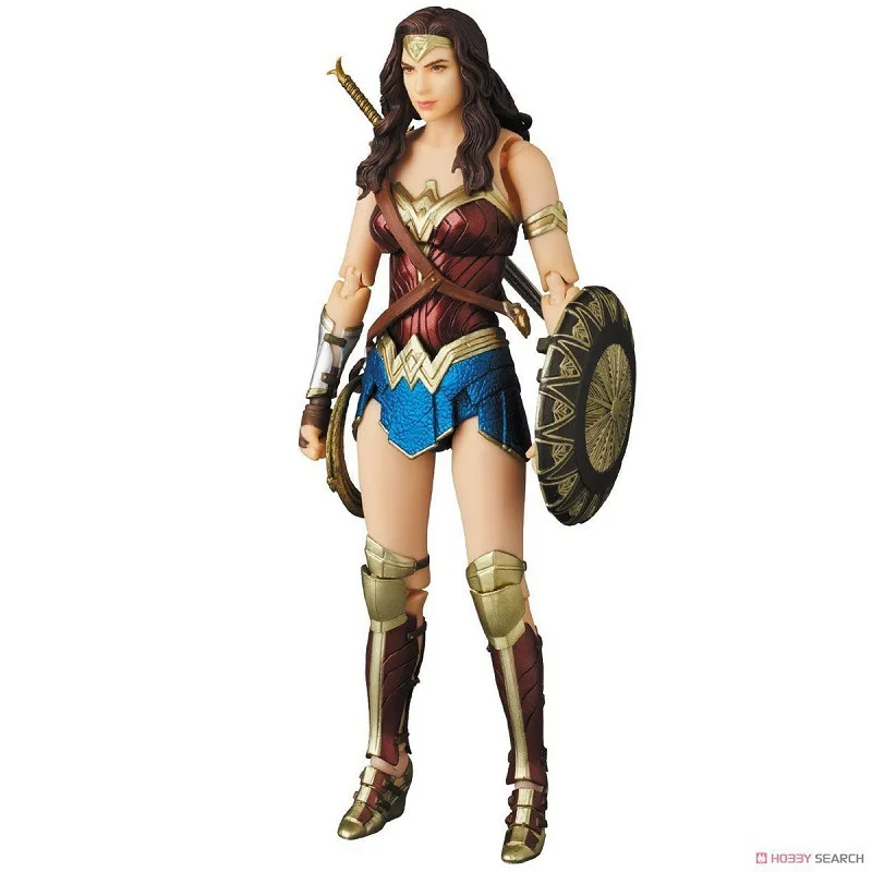 

Wansheng Anime Film Version Justice League Wonder Woman Mafex 048 Mobile Boxed Garage Kit