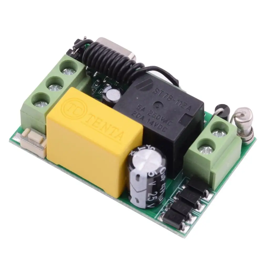 

AC 220V Smart Wireless Remote Control Switch Receiver Wall Panel Transmitter