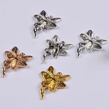 Ретро 23,5*29 размер девушки эльфы шаблон кулон ручной работы DIY сплава украшения аксессуары Jx8232