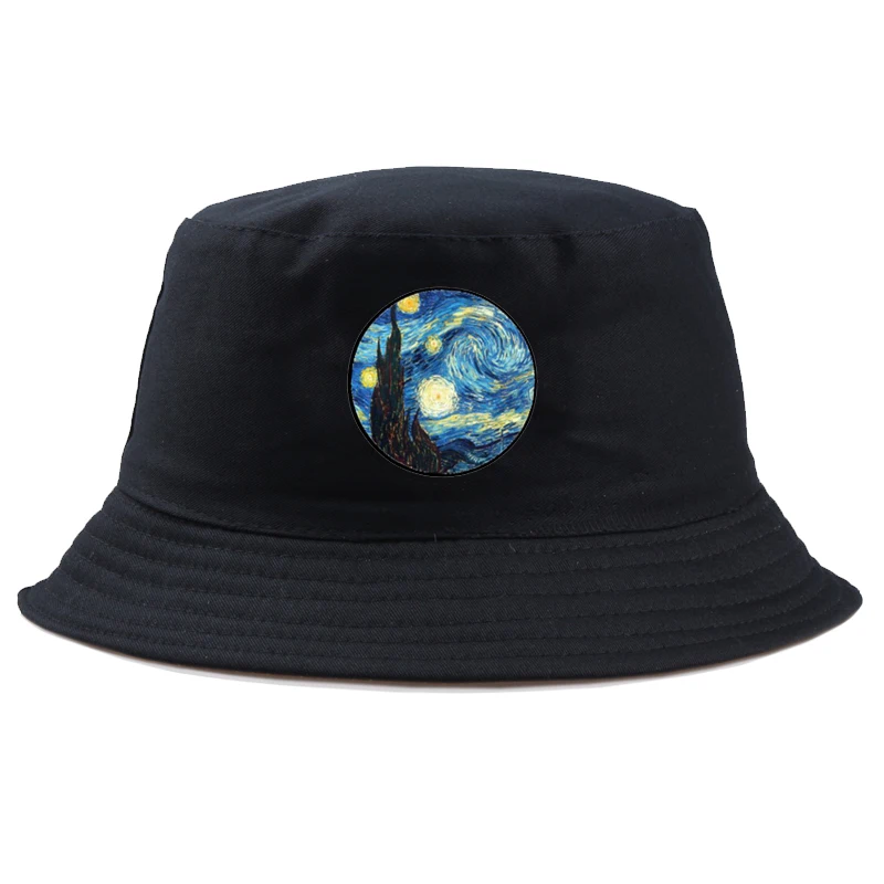 Panama Bucket Hat Men Women VAN GOGH 