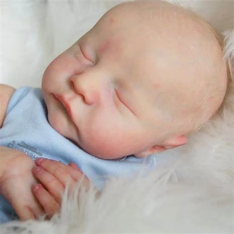 20inch unlackiert Reborn wach Puppe Kits weichen Vinyl Neugeborenen Modell 