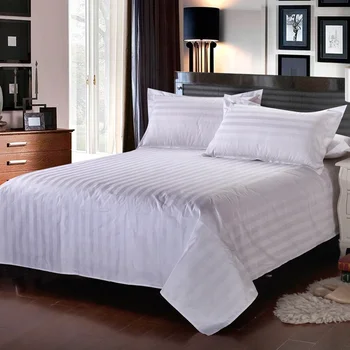 

1cm 3cm Stripe hotel bed sheet